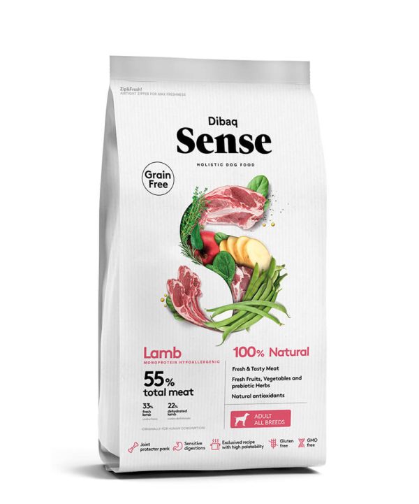 Ração para cães Dibaq Sense Grain Free LAMB - Adult - Food