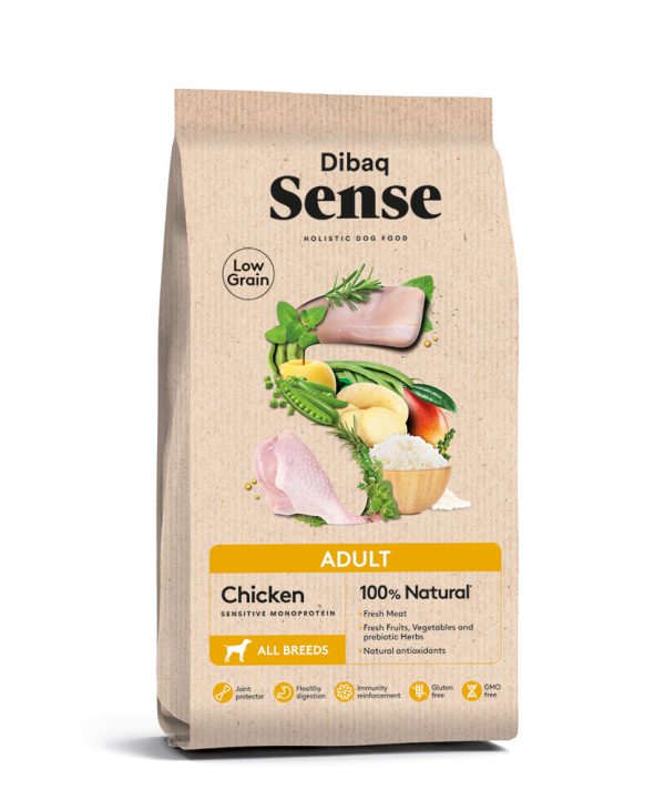 Ração para cães Dibaq Sense Low Grain ADULT (Chicken) - Adulto - Ração Seca para Cães