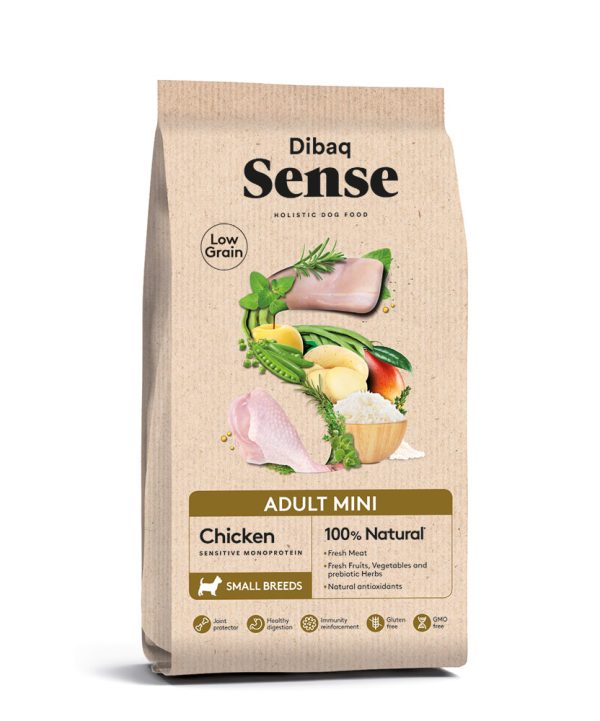 Ração para cães Dibaq Sense Low Grain ADULT MINI (Chicken) - Adult - Food