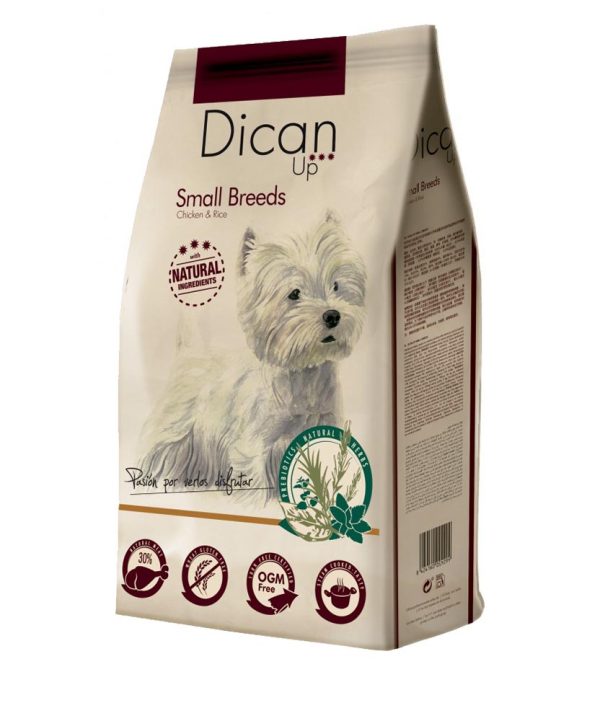 Ração para cães Dican Up SMALL BREEDS 3 kg - Adult - Food