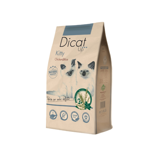 Ração para gatos Dicat Up KITTY 1.5 kg - Alimentação - Ração Seca para Gatos