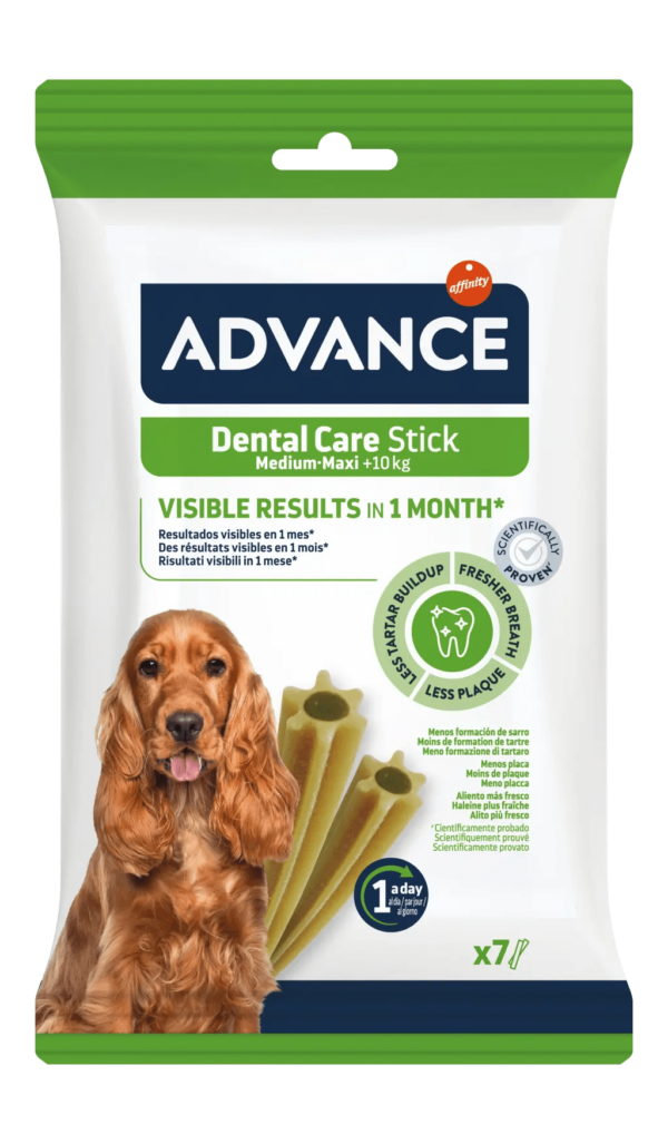 Snack para cães Advance Dog Stick Dental Care 180 g - Dental - Snacks